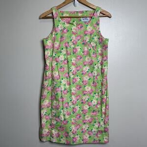 Woman’s‎ Vintage Lily Pulitzer Sleeveless Summer Rhino Print Dress Size M Short